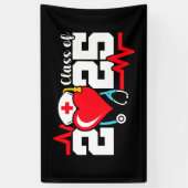 Verpleegschool Afstuderen 2025 Verpleegkundig Afst Spandoek (Verticaal)