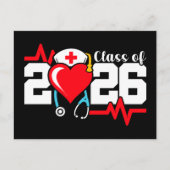 Verpleegschool Afstuderen 2026 Verpleegkundig Afst Briefkaart (Voorkant)