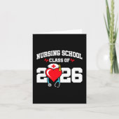 Verpleegschool Afstuderen 2026 Verpleegkundig Afst Kaart (Voorkant)