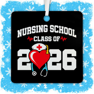 Verpleegschool Afstuderen 2026 Verpleegkundig Afst Metalen Ornament