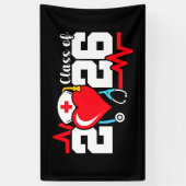 Verpleegschool Afstuderen 2026 Verpleegkundig Afst Spandoek (Verticaal)