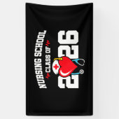 Verpleegschool Afstuderen 2026 Verpleegkundig Afst Spandoek (Verticaal)