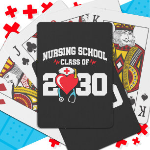 Verpleegschool Afstuderen 2030 Verpleegkundig Afst Pokerkaarten