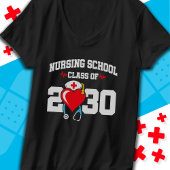 Verpleegschool Afstuderen 2030 Verpleegkundig Afst T-shirt