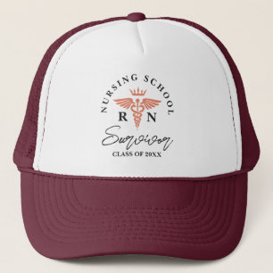 Verpleegschool Afstuderen Caduceus Cadeau Trucker Pet