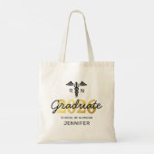 Verpleegschool Afstuderen | Klasse 2023 Canvas tas (Achterkant)