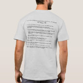 Verpleegschool Afstuderen T-shirt (Achterkant)