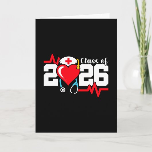 Verpleegschool Afstuderen - Verpleegbaar Afstudere Kaart (Voorkant)