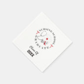 Verpleegschool Afstuderen vistuig Servet (Hoek)