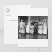 Verpleegschool, begin jaren 1900 briefkaart (Voorkant / Achterkant)
