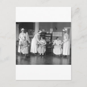 Verpleegschool, begin jaren 1900 briefkaart