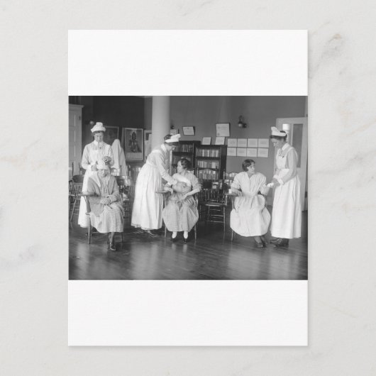 Verpleegschool, begin jaren 1900 briefkaart (Voorkant)