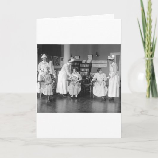 Verpleegschool, begin jaren 1900 kaart (Voorkant)