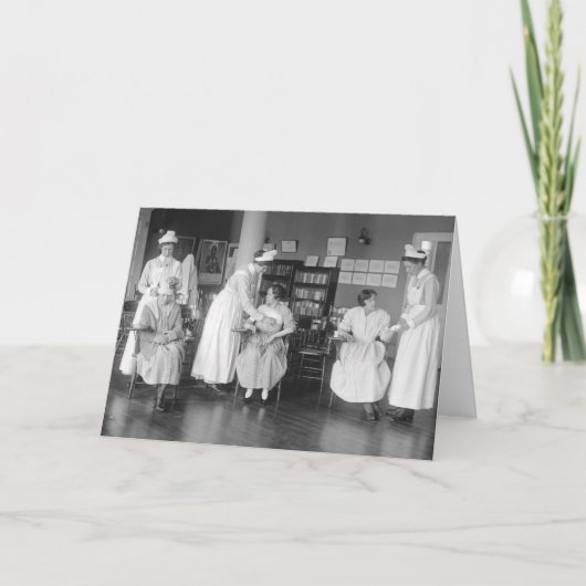 Verpleegschool, begin jaren 1900 kaart (Voorkant)