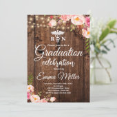 Verpleegschool Boho Floral Afstuderen Kaart (Staand voorkant)