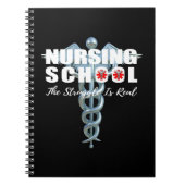 Verpleegschool de strijd is echt notitieboek (Voorkant)