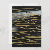 Verpleegschool Foto Zwart Goud Afstuderen Kaart (Achterkant)