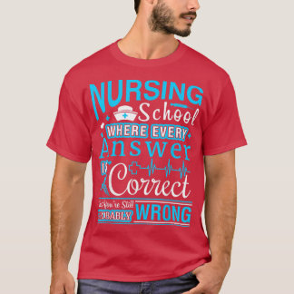 Verpleegschool, Funny Nurse Shirt Gift, RN