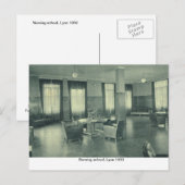 Verpleegschool, Lyon 1930 Briefkaart (Voorkant / Achterkant)