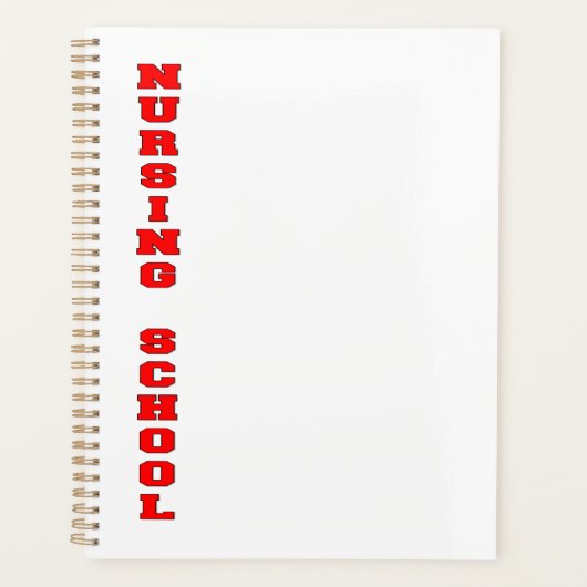 Verpleegschool Planner (Voorkant)