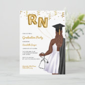 Verpleegschool Portret Afstudeerfeest Kaart (Staand voorkant)
