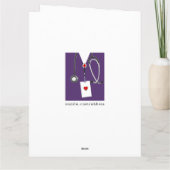 Verpleegschool RN Verpleegbare Afstuderen Kaart (Achterkant)