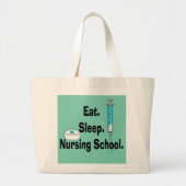 Verpleegschool Student Canvas tas (Voorkant)