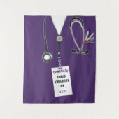 Verpleegschool Verpleegkundige Afstudeerfeest Wandkleed (Voorkant)