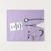 Verpleegschool Verpleegkundige Afstudeerfeest Wandkleed (Voorkant (horizontaal))