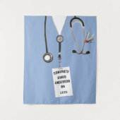 Verpleegschool Verpleegkundige Afstudeerfeest Wandkleed (Voorkant)