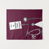 Verpleegschool Verpleegkundige Afstudeerfeest Wandkleed (Voorkant (horizontaal))