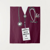 Verpleegschool Verpleegkundige Afstudeerfeest Wandkleed (Voorkant)