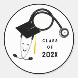 Verpleegschool verpleegster 2022 ronde sticker