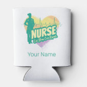  verpleegschool voor verpleegkundigen met hartslag blikjeskoeler (Achterkant)