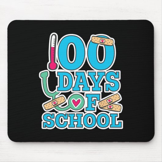 Verpleegster 100 dagen school muismat (Voorkant)