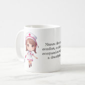 Verpleegster 2 koffie Mok (Voorkant links)