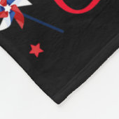 Verpleegster 4 juli Onafhankelijkheidsdag van de b Fleece Deken (Hoek)