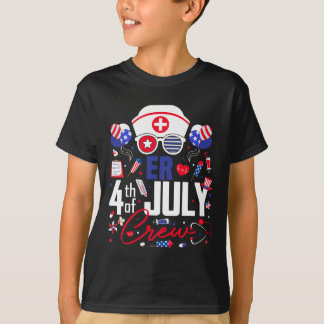 Verpleegster 4 juli Onafhankelijkheidsdag van de b T-shirt