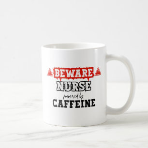 Verpleegster aangedreven door cafeïne Verpleegku Koffiemok