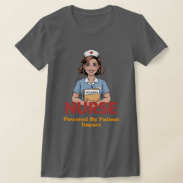 Verpleegster aangedreven door koffie T-shirt