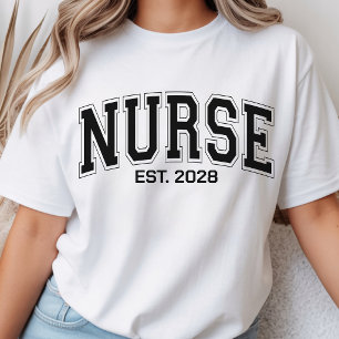 Verpleegster   Aangepaste universitaire verpleegku T-shirt