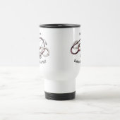 Verpleegster achter de Wall White Travel Mug Reisbeker (Center)