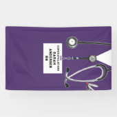 Verpleegster Afstudeer Congrats Spandoek (Horizontaal)