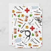 Verpleegster Afstudeerfeest Uitnodiging (Achterkant)