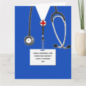 Verpleegster Afstuderen 2026 Kaart (Voorkant)