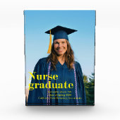 Verpleegster afstuderen aandenken fotoblokken (Voorkant)