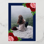 Verpleegster Afstuderen Folie Uitnodiging (Achterkant)