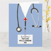 Verpleegster Afstuderen Kaart (Gele Bloem)