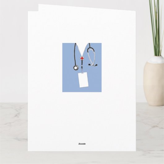 Verpleegster Afstuderen Kaart (Achterkant)