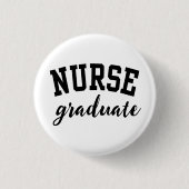 Verpleegster Afstuderen Ronde Button 3,2 Cm (Voorkant)